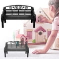 thumbnail image 1 of FENGGHAO 1:6 Scale Miniature Garden Plastic Doll Furniture Park Scrollwork Design Decor, 1 of 7