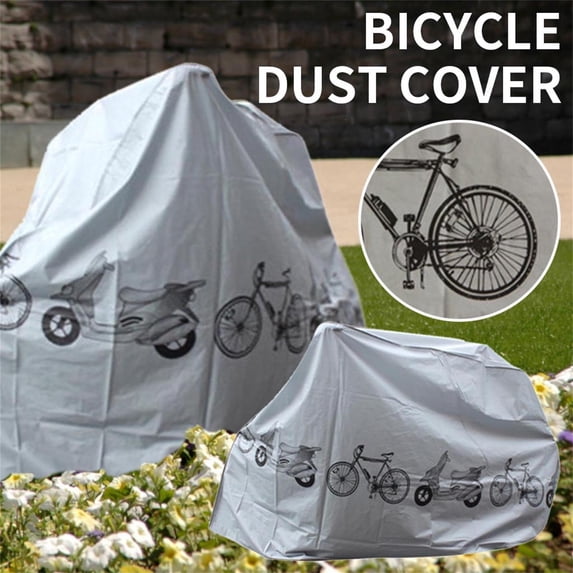 FENGGHAO 1-Piece Outdoor Cycle Rain and Dust Protection Cover, Waterproof Bike Storage Shelter for All-Season Bicycle Security