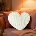 thumbnail image 1 of FENGGHAO 16 Inch Heart Shaped Throw Pillow Soft Cute Decorative Heart Pillow for Couch Bed Bedroom Valentine Anniversary Gift, 1 of 7