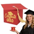 thumbnail image 1 of FENGGHAO 2026 Graduation Cap Box Doctoral Hat Candy Favor Box with Tassel Black Graduation Party Centerpiece Desktop Decoration, 1 of 7
