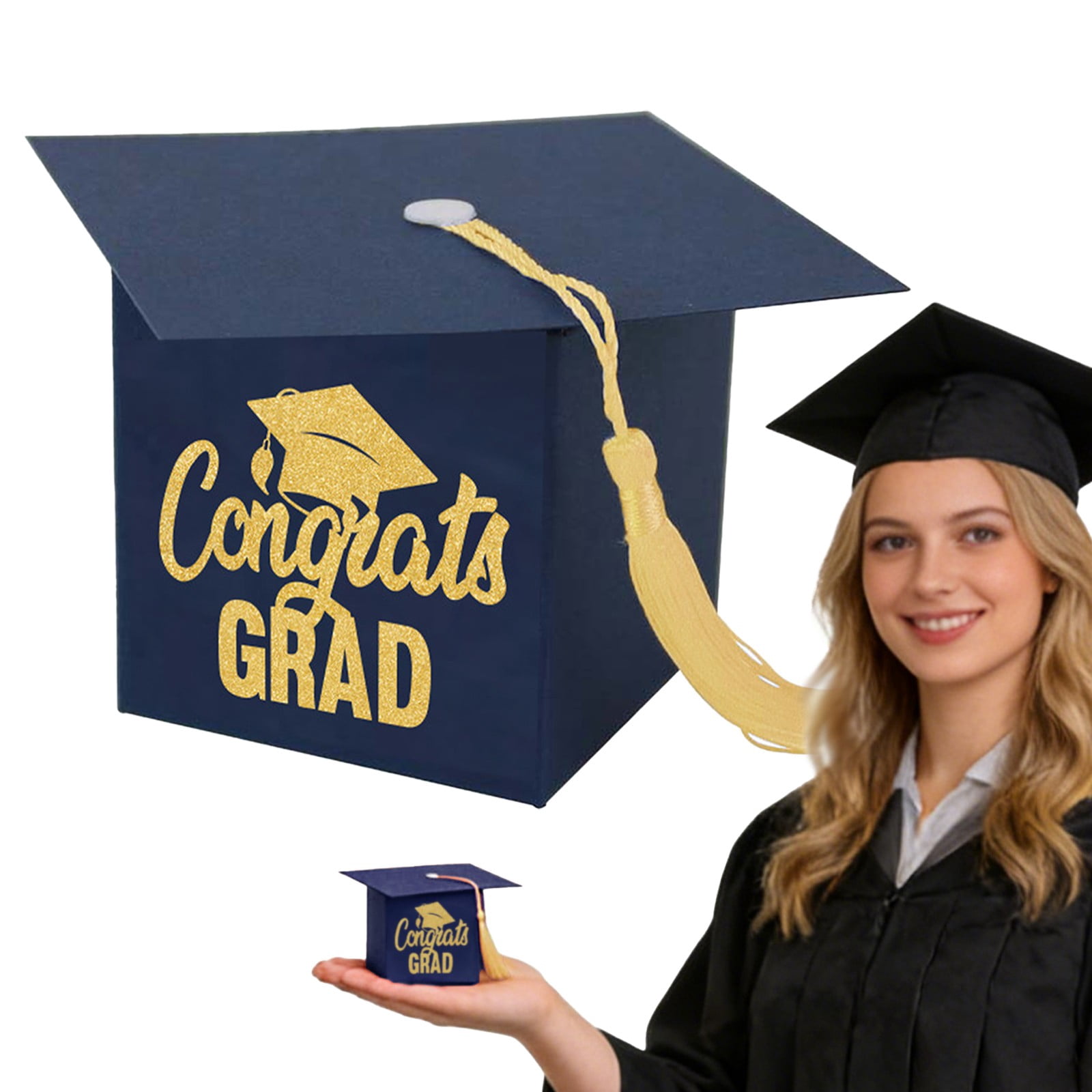 FENGGHAO 2026 Graduation Cap Box Doctoral Hat Candy Favor Box with ...