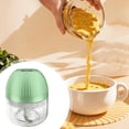 thumbnail image 1 of FENGGHAO 250ml Portable Electric Food Chopper Cordless Mini Vegetable Processor USB Rechargeable Garlic Grinder And Meat Mincer For Kitchen Camping Travel Light Green, 1 of 7