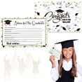 thumbnail image 1 of FENGGHAO 25Pcs Graduation Advice and Wishes Cards Golden Star Design 4x6 Inch for Class of 2026 Graduate Party Message Cards, 1 of 7