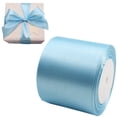 thumbnail image 1 of FENGGHAO 3 Inch Wide Satin Ribbon 25 Yards Thick Ribbon for Wedding Decor Gift Wrapping Chair Sash Flower Bouquets and Bow Making, 1 of 4