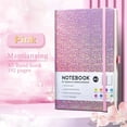 thumbnail image 1 of FENGGHAO Glitter Journal Never Peel Off, A5 Hardcover Notebook with 160 Wide Ruled Lined Pages for Writing Notes Women Teens, 8.3x5.7 Inch, 1 of 6