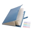 thumbnail image 1 of FENGGHAO A4 12 Pocket Accordion File Folder Expanding Organizer with Labels Portable Document Bill Receipt Holder Letter Size Pink, 1 of 6