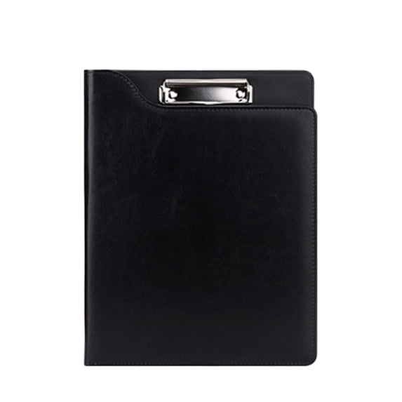 FENGGHAO A4 Multifunctional Clipboard Folder with Cover Pocket Plastic Clipboard Writing Pad Bottom Opening Design Black2