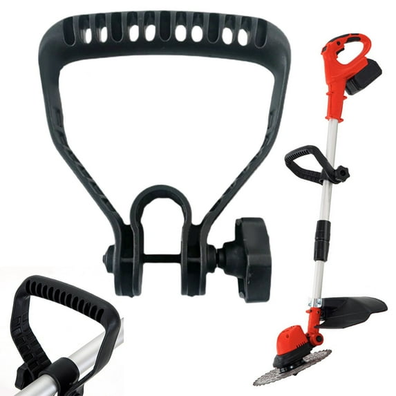 FENGGHAO Adjustable Snow Shovel Handle Ergonomic D-Grip Replacement Anti-Slip Back Attachment for Efficient Snow Removal, Lawn Mower, and Gardening Tools