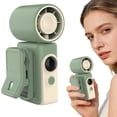 thumbnail image 1 of FENGGHAO Army Green Clip On Handheld Fan LED Display 4 Speed 360 Rotating Detachable Clip Rechargeable Stroller Fan, 1 of 7