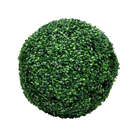 FENGGHAO Artificial Boxwood Ball 38cm Realistic Faux Greenery Decorative Sphere for Home Wedding Party Outdoor Indoor Decor