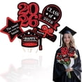 thumbnail image 1 of FENGGHAO Class of 2026 Graduation Centerpiece Sticks Congrats Grad Table Toppers Set of 5 Cards with Sticks for College Party Decor, 1 of 6