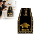 thumbnail image 1 of FENGGHAO Class of 2026 Graduation Table Runner Congrats Grad College High School Party Decor Linen-Like Polyester 13x72 Inch, 1 of 7