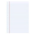 thumbnail image 1 of FENGGHAO Colorful College Ruled Filler Paper 8x11 Inch, 2 Sheets 3-Hole Punched Lined Loose Paper For Notebook Organization Study Work, 1 of 4