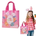 thumbnail image 1 of FENGGHAO Easter Bunny Bags With Handles Non-Woven Reusable Holiday Packaging For Parties Takeout Favors 4 Designs, 1 of 7