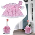 thumbnail image 1 of FENGGHAO Goose Outfit Costume for 23 Inch Decorative Porch Goose Seasonal Holiday Garden Decor Easter Spring Pink, 1 of 7