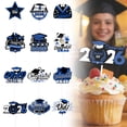 thumbnail image 1 of FENGGHAO Graduation Cupcake Toppers Glitter Class of 2026 Congrats Grad Cap Picks for Graduation Cake Decorations, 1 of 7