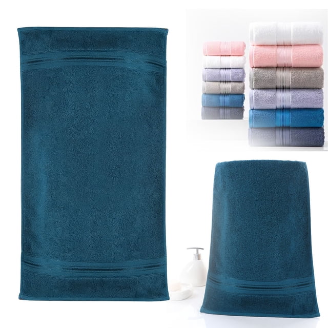 FENGGHAO Luxury Cotton Bath Towel Large Size Ultrasoft Absorbent 400gsm Spa Quality Towel for Bathroom Lavender