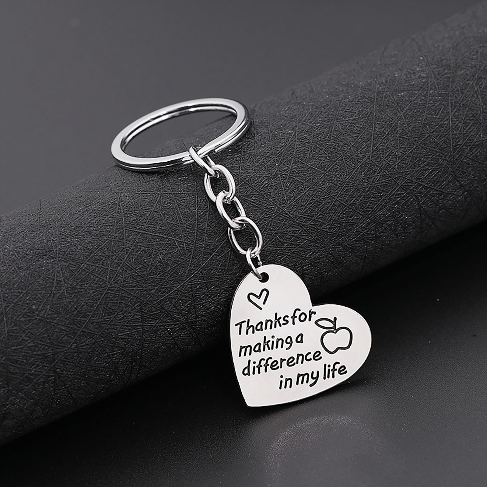 FENGGHAO Mother Daughter Keychain Eternal Love Stainless Steel Keyring ...
