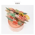thumbnail image 1 of FENGGHAO Mothers Day 3D Pop Up Flower Card Bronzing Bouquet Design Handmade Paper Carving Greeting Card with Removable Note Tag, 1 of 4