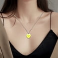thumbnail image 1 of FENGGHAO Mothers Day Glow In The Dark Love Pendant Necklace Fluorescent Multicolor Stone Look Stainless Steel Chain with Card, 1 of 7