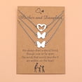 thumbnail image 1 of FENGGHAO Mothers Day Mother Daughter Bracelet Set 3 Piece Matching Heart Bracelets Adjustable Stainless Steel Nylon Rope Jewelry Set, 1 of 7