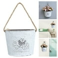 thumbnail image 1 of FENGGHAO Retro Hanging Flower Basket Wall Decor Idyllic Planter for Patio Garden American Country Style, 1 of 7