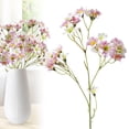 thumbnail image 1 of FENGGHAO Single Stem Artificial Myrtle Flower Realistic Faux Floral Stem For Vase Arrangement Wedding Centerpiece Champagne, 1 of 7
