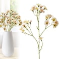 thumbnail image 1 of FENGGHAO Single Stem Artificial Myrtle Flower Realistic Faux Floral Stem For Vase Arrangement Wedding Centerpiece Champagne, 1 of 7