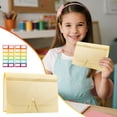 thumbnail image 1 of FENGGHAO Small Expandable File Folder 13 Pockets Receipt Organizer Portable Accordion Folder for Documents Cards, 1 of 7