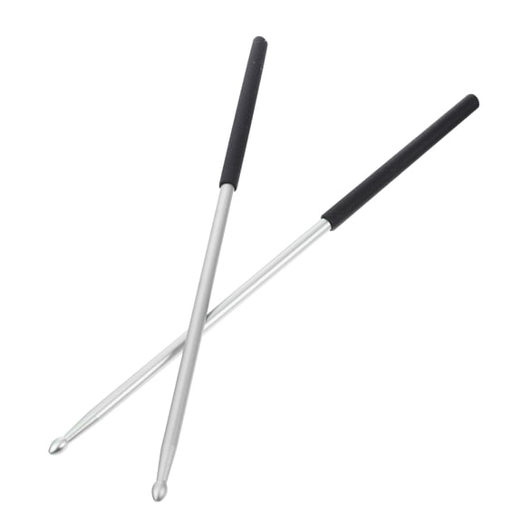 FENGGUIQU 1Pair Universal Metal Drumstick for Stage Use with Professional Design and Weight Training