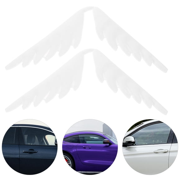 FENGGUIQU 1 Pair White Anti Collision Trim Guard For Garage Storage And Daily Use