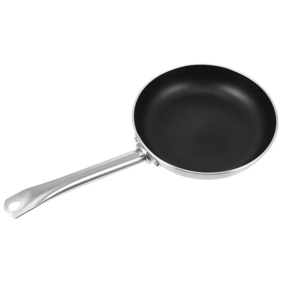 FENGGUIQU Black Aluminum Alloy Nonstick Frypan, Cookware for Home and Restaurant Use, Easy to Clean