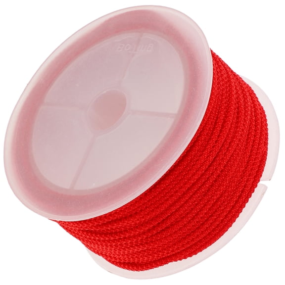 FENGGUIQU 1 Roll Jewelry Wrap Thread Red Nylon for Jewelry Makers Handmade Craft