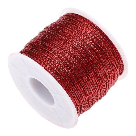 FENGGUIQU Red Decorative Craft Rope, 1 Roll Outdoor and Project Cord for Enthusiasts