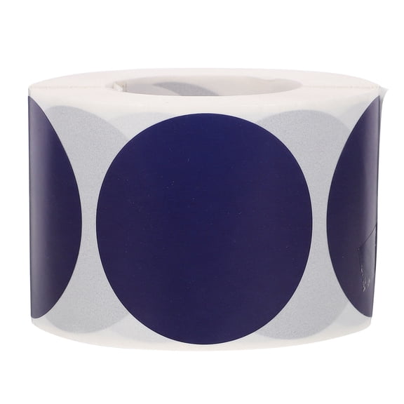 FENGGUIQU 1 Roll of Copper Plate Dot Stickers Dark Blue for General Users