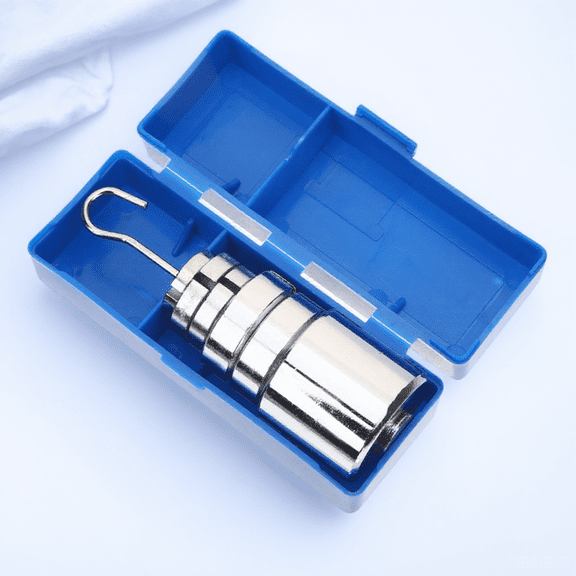 FENGGUIQU 1 Set Hanging Slotted Weight Metal Weights for Laboratory Experiments
