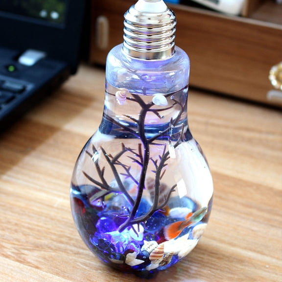 FENGGUIQU LED Globe Light Bulbs Set, Plastic Decorative Lights for Office, Home, Party, and Indoor Use