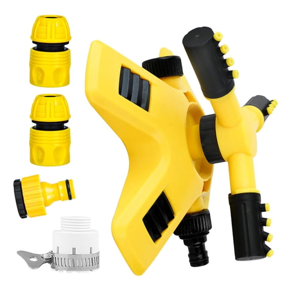 FENGGUIQU 360 Degree Rotating Garden Sprinkler Hydraulically Driven for Lawn Watering and Outdoor Irrigation