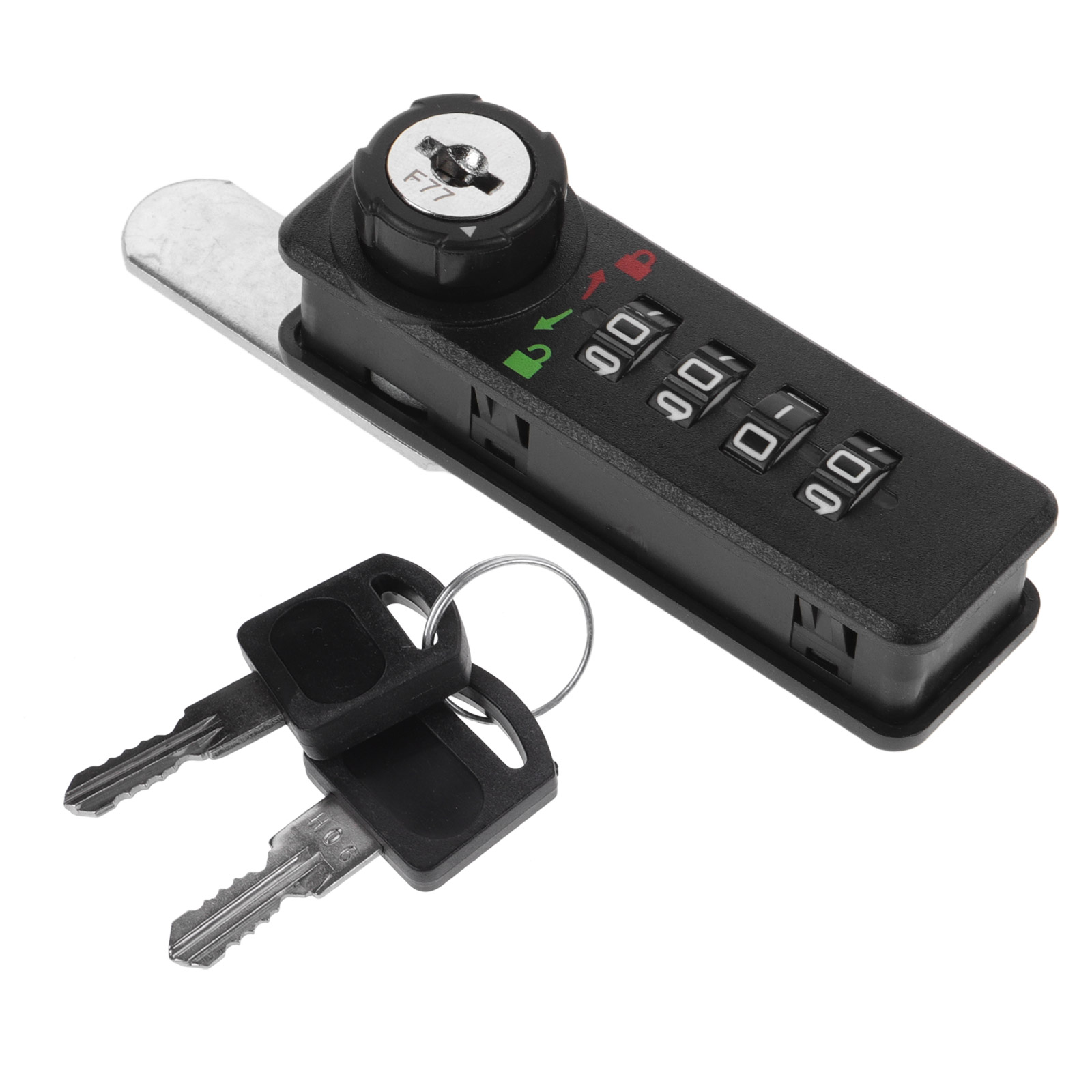 Sturdy Lock FENGGUIQU Sturdy Cabinet Lock with Combination Password, Security Lock ...