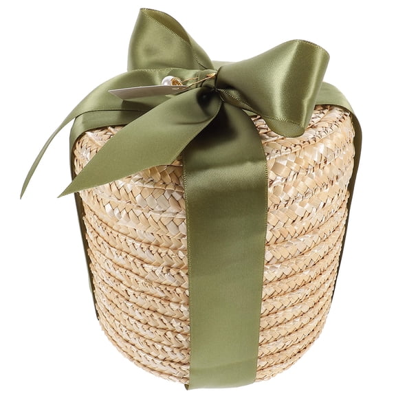 FENGGUIQU 1 Set of Daily Use Storage Basket Assorted Color Handwoven Baskets for Friends