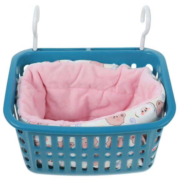 FENGGUIQU Hamster Activity Toys Set with Plush Watermelon Red Small Animal Bed for Pet Owners and Small Pets