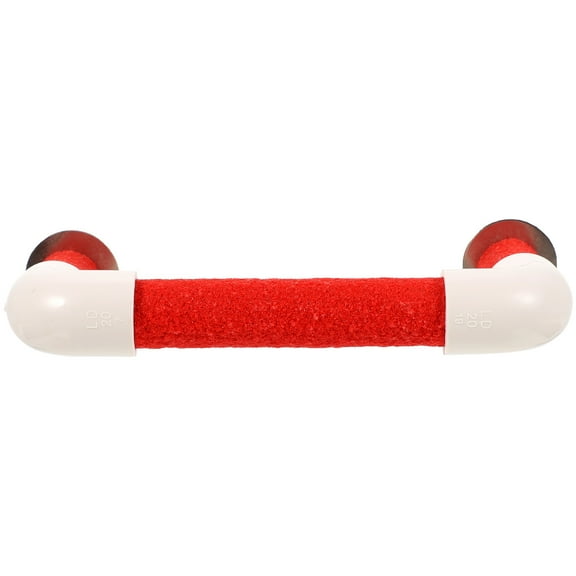 FENGGUIQU 1 Set of Parrot Stand Platform PVC Red for Birds Balance Training