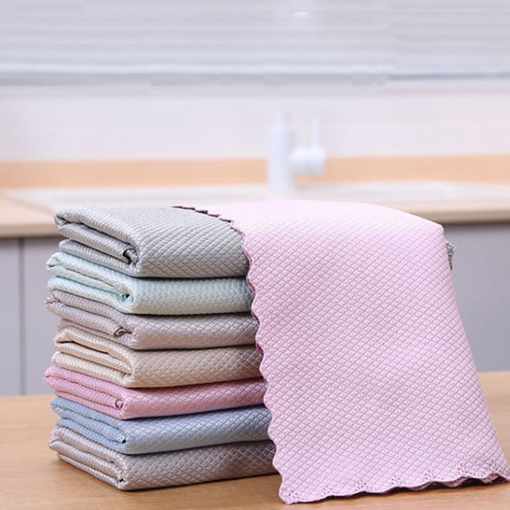 FENGGUIQU Kitchen , Assorted Colors, Highly Absorbent and , Effective for Washing and Drying