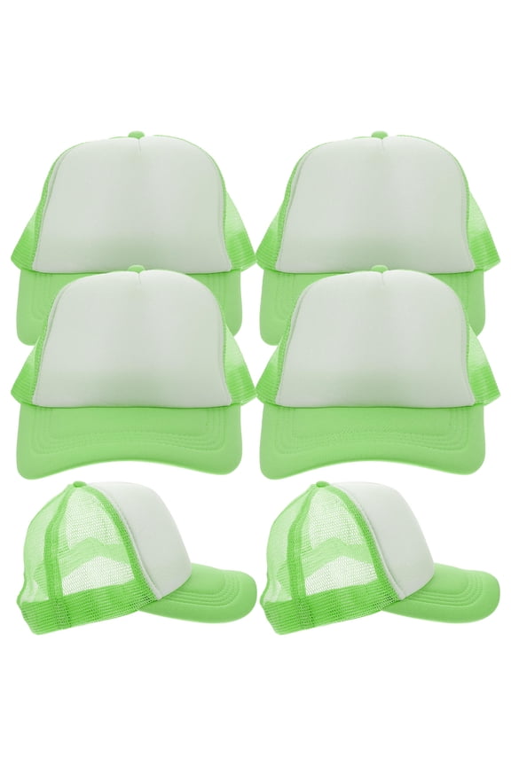 10- Mesh Baseball Caps Adjustable Hat Blanks for Heat Transfer