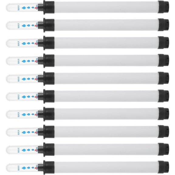 FENGGUIQU 10Pcs Plant Moisture Detector Soil Water Monitor with Clear Water Level Display White