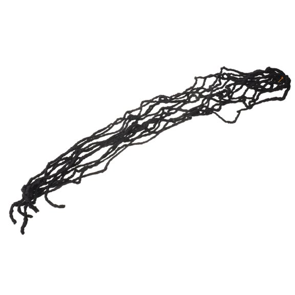 FENGGUIQU 12Pcs Black Synthetic Crochet Dreadlocks Hair Extensions for Versatile Social Styling
