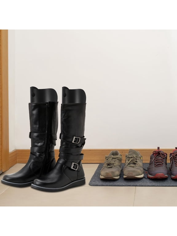 Tall Boot Support Inserts Black Plastic Crease and Sag Protection