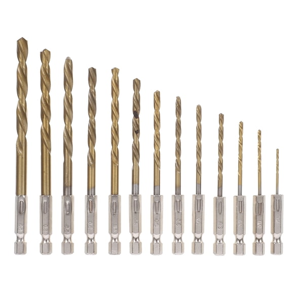 FENGGUIQU 13Pcs Brick and Cement Drill Bits Set with Sturdy High Reliability for Drilling