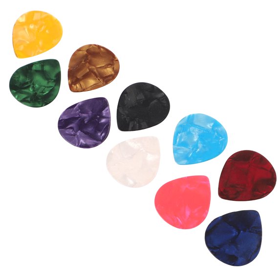 FENGGUIQU 150pcs Guitar Picks Assorted Color for Easy Carrying and Storage Convenience