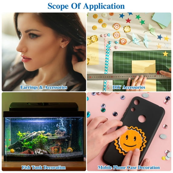 FENGGUIQU 15-Piece Resin Ocean Animal Figures Set, Assorted Colorful Fish Models for Kids, Desk Decoration and Educational Toys